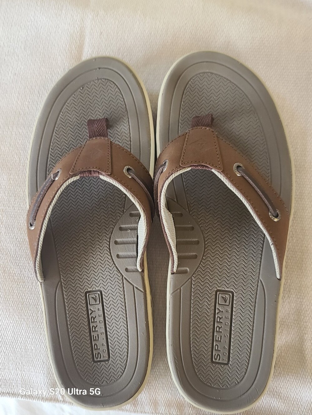 Sperry Men's Baitfish Thong Flip Flop Sandals  Size 9
